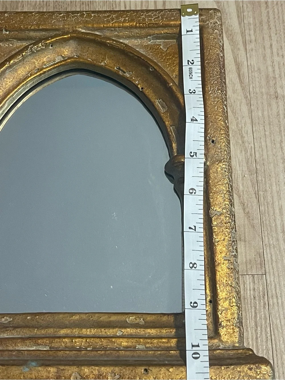 Kulicke Collection Gold Toned Arched Wall Mirror - Decorative Home Wall Decor